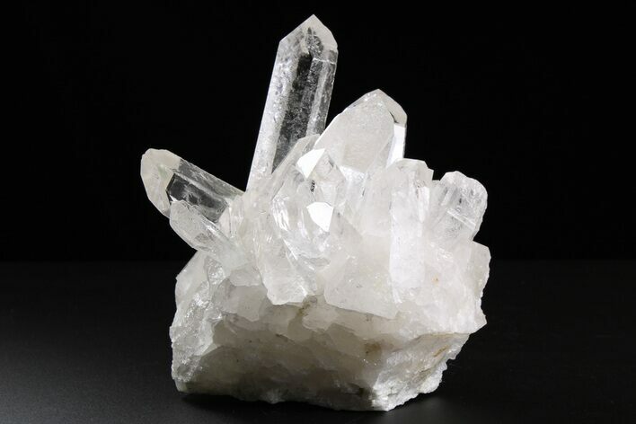 Clear Quartz Crystal Cluster - Brazil #258929